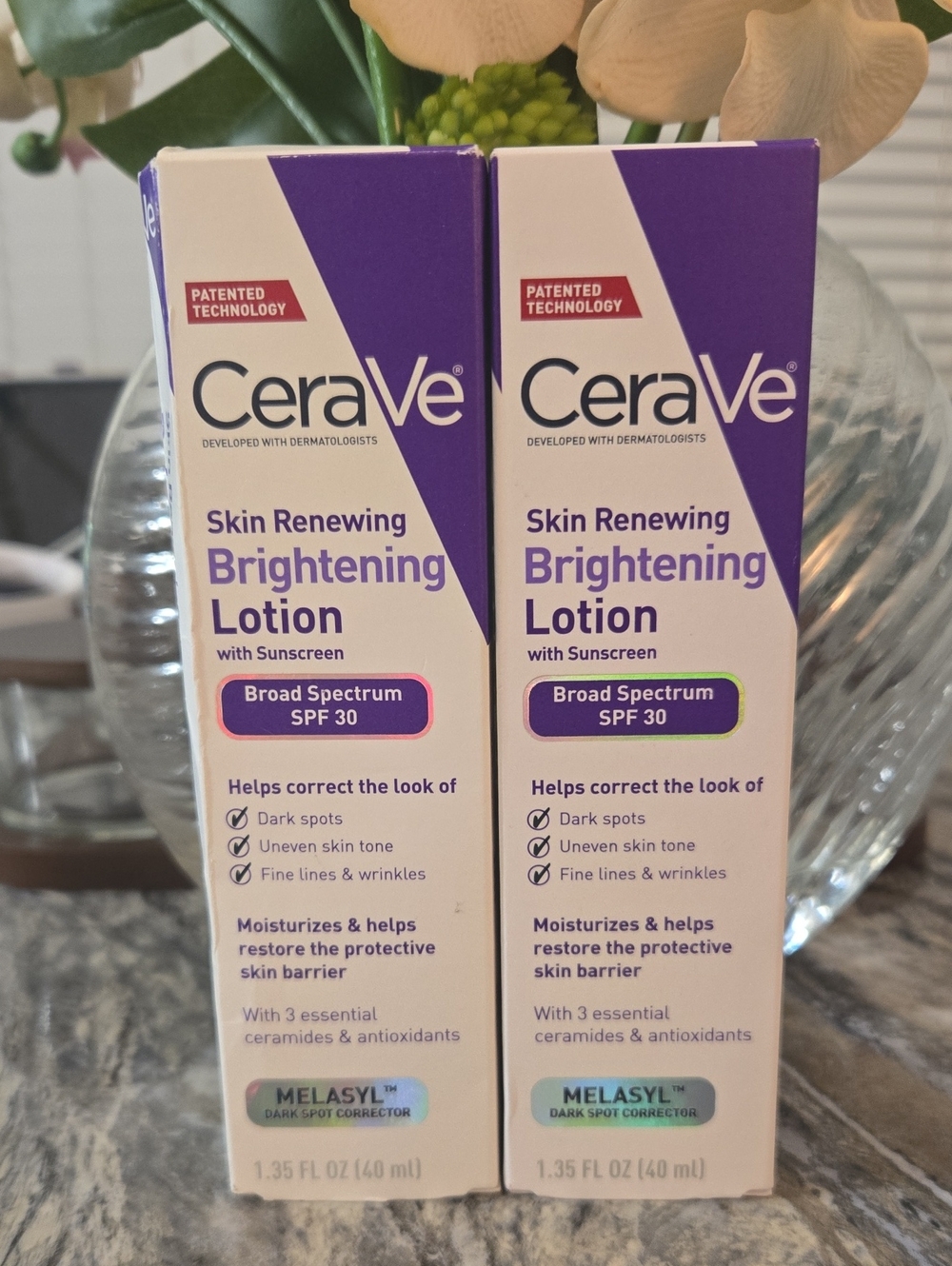 rave Brightening Lotion SPF 30 — White & Purple Packaging